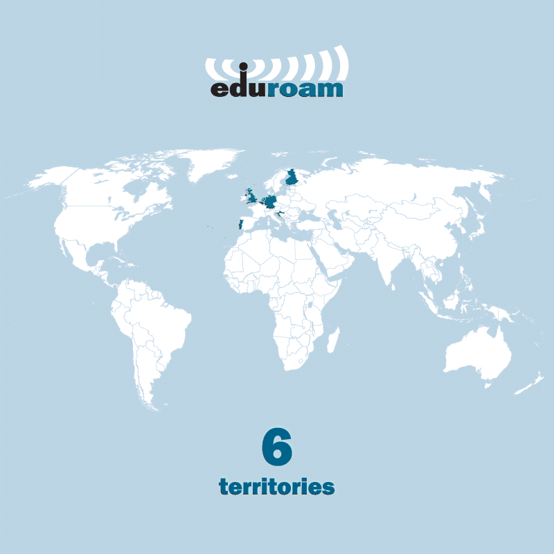 Mapa de cobertura eduroam